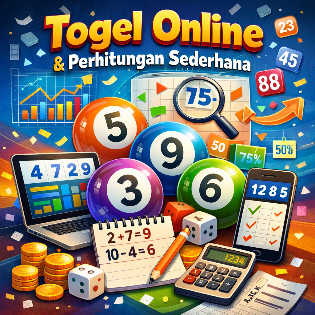 Togel Online dan Perhitungan Sederhana: Memahami Angka, Pola, dan Logika Bermain