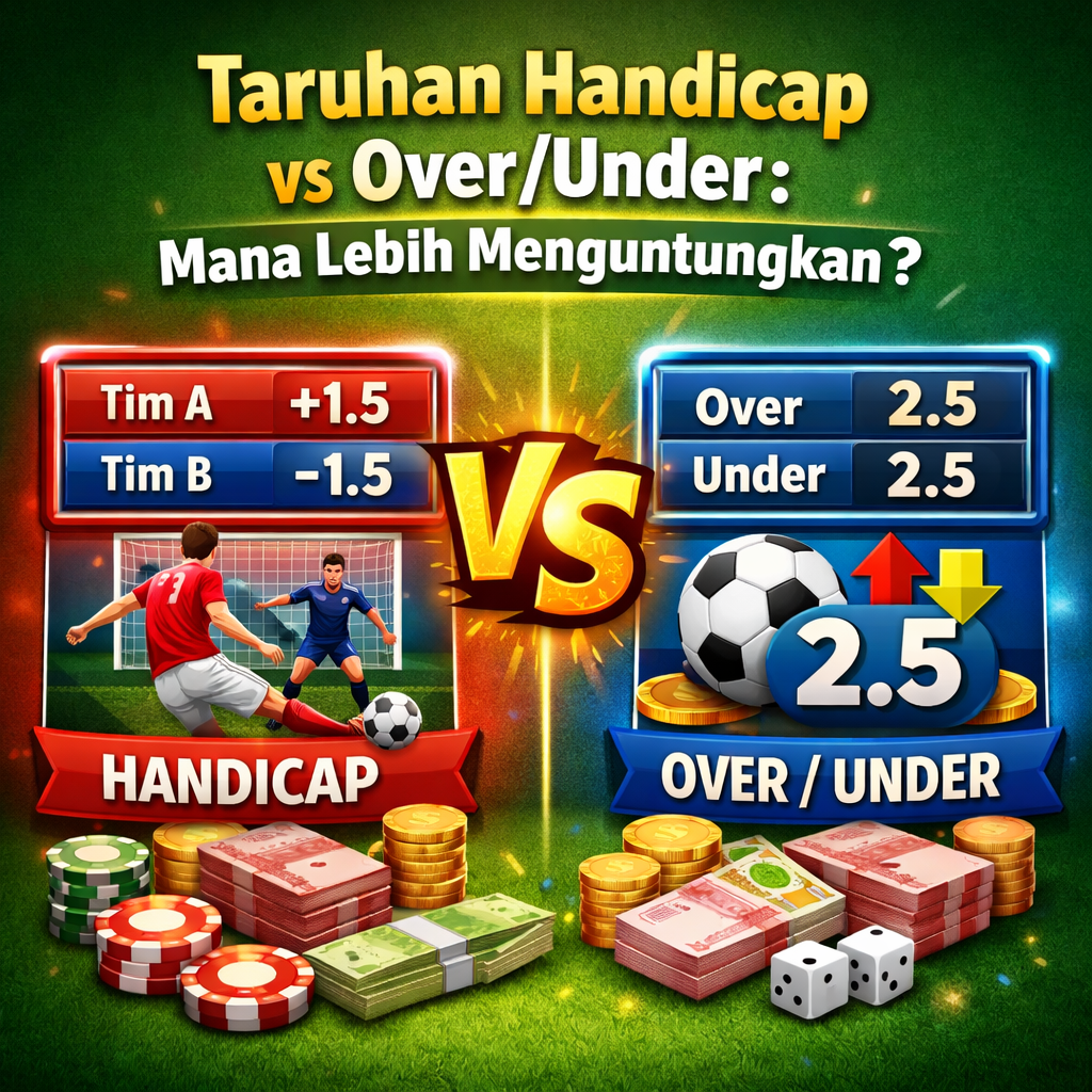 Taruhan Handicap vs Over/Under: Mana Lebih Menguntungkan?