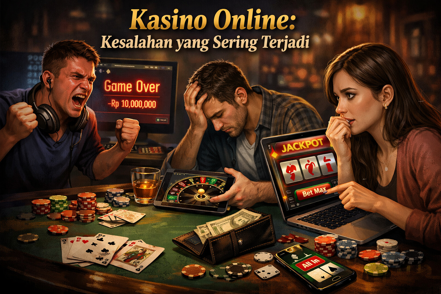 Kasino Online: Kesalahan yang Sering Terjadi